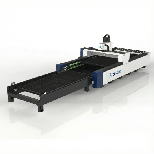 3015 Open Exchange Table Fiber Laser Cutting Machine | Dual Pallet Efficiency | Arcus CNC