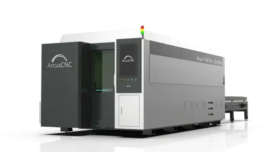 Industrial CNC Laser Cutting Machine - Fully Enclosed Exchange Table
